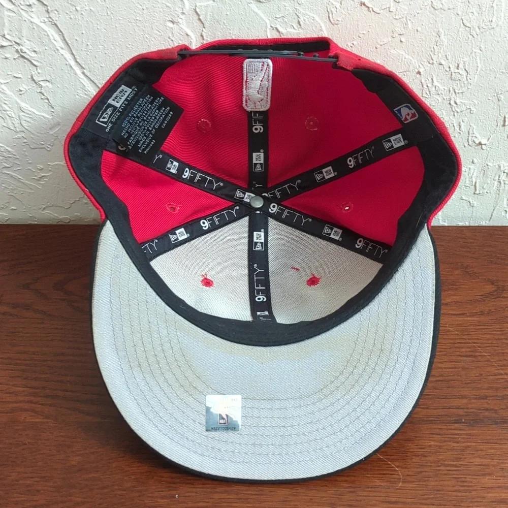 New Era Chicago Bulls Red 9Fifty Adjustable Hat